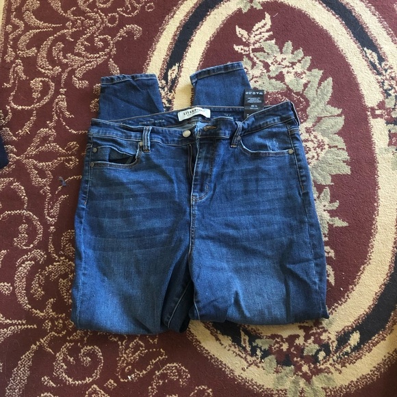 Liverpool Los Angeles ladies Blue High Rise ankle jeans - size 14/32 - Picture 4 of 8